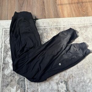 Black Jogger Pants with Logo